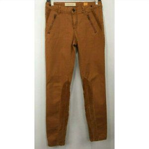 Anthropologie Pilcro Riding Pants Velvet Inset